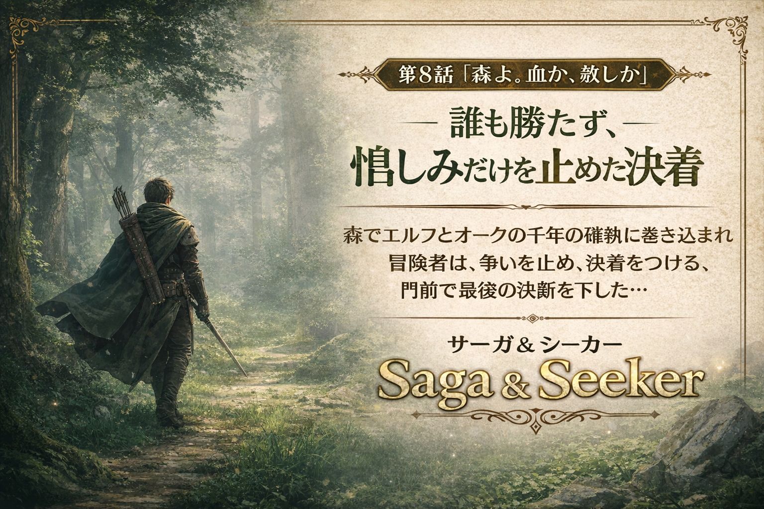 第8話「森よ。血か、赦しか」『Saga & Seeker』（サーガ＆シーカー）サガシカ