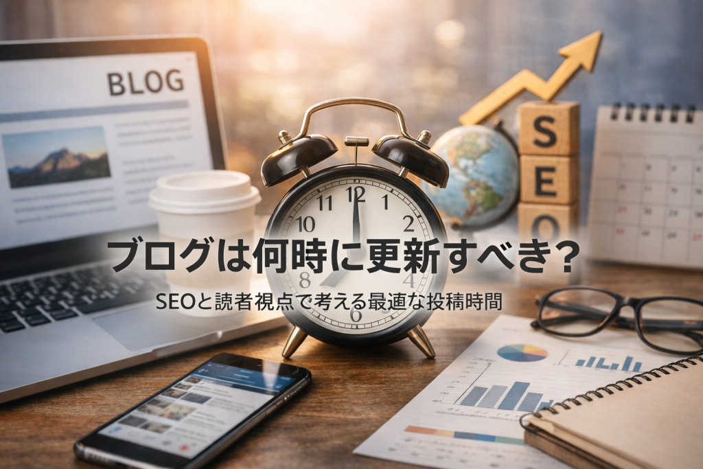 ブログは何時に更新すべき？SEOと読者視点で考える最適な投稿時間