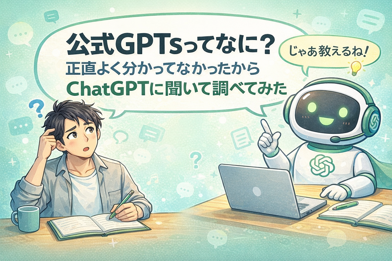 公式GPTsってなんなの？ ChatGPTとの違いをざっくり整理してみた