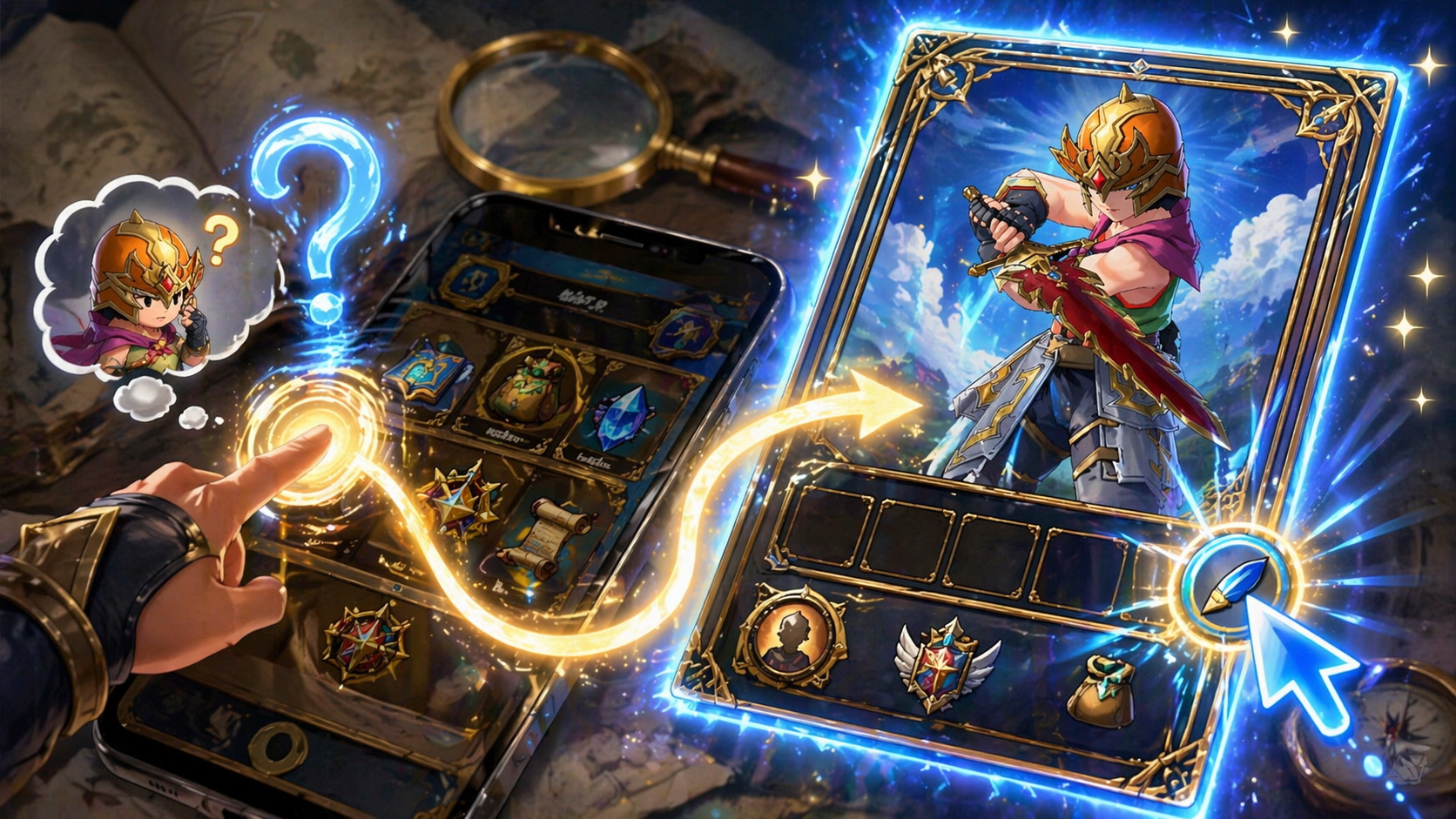 スラグロのルーキーミッション、プロフィール変更の場所がわかりにくい